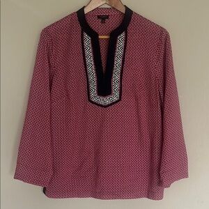 Talbots Women’s Peasant Tunic Top. Size M